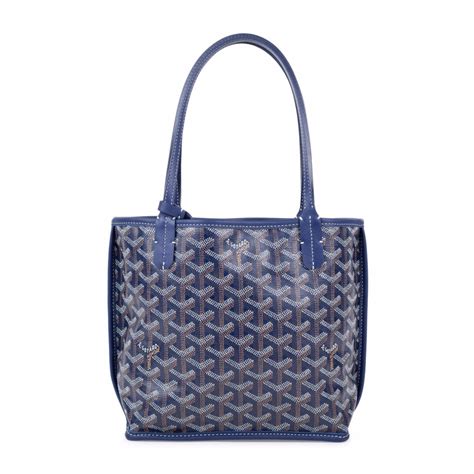 goyard anjou tote mini sky blue|anjou mini bag Goyard.